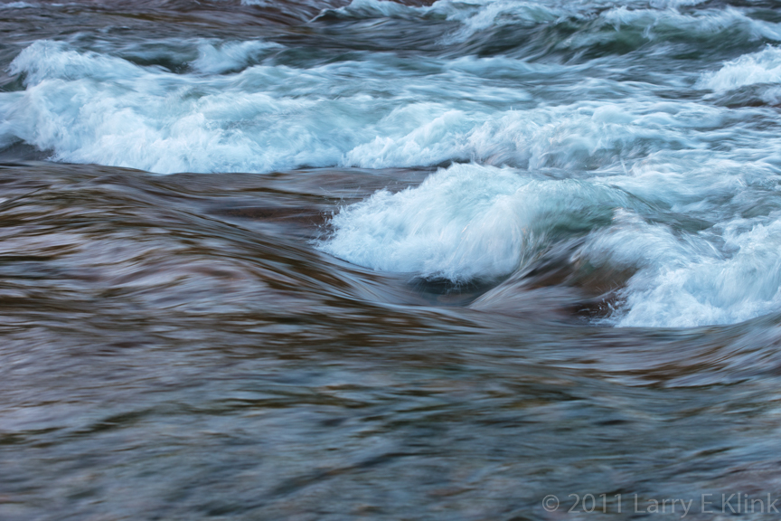 Waves in a river